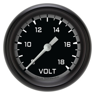 Classic Instruments® - AutoCross Series 2-5/8" Voltmeter, 8-18 V