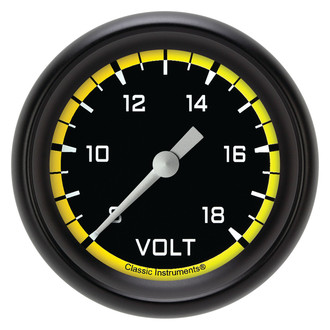 Classic Instruments® - AutoCross Series 2-5/8" Voltmeter, 8-18 V