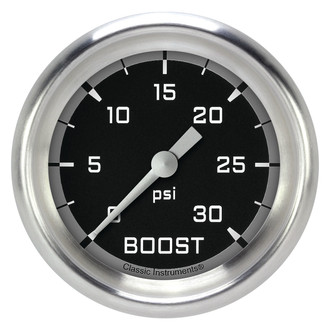 Classic Instruments® - AutoCross Series 2-5/8" Boost Gauge, 30 psi