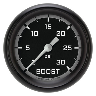 Classic Instruments® - AutoCross Series 2-5/8" Boost Gauge, 30 psi