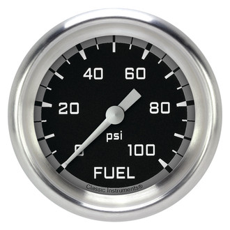 Classic Instruments® - AutoCross Series 2-5/8" Fuel Pressure Gauge, 100 psi