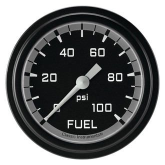 Classic Instruments® - AutoCross Series 2-5/8" Fuel Pressure Gauge, 100 psi