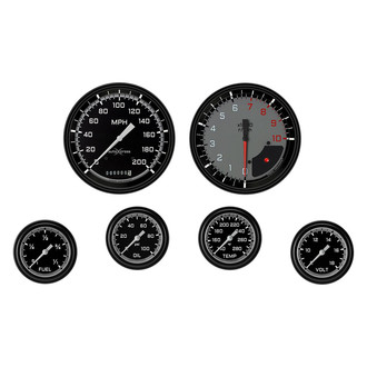 Classic Instruments® - AutoCross Series 4-5/8" Custom 6-Gauge Set