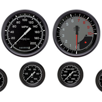 Classic Instruments® - AutoCross Series 4-5/8" Custom 6-Gauge Set