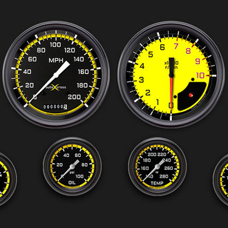 Classic Instruments® - AutoCross Series 4-5/8" Custom 6-Gauge Set