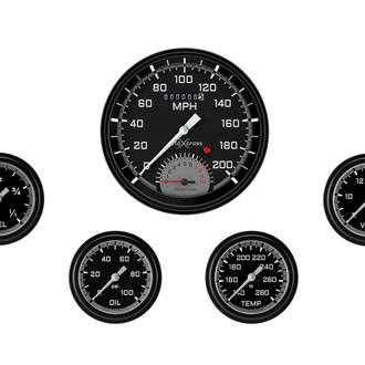 Classic Instruments® - AutoCross Series 4-5/8" Custom 5-Gauge Set