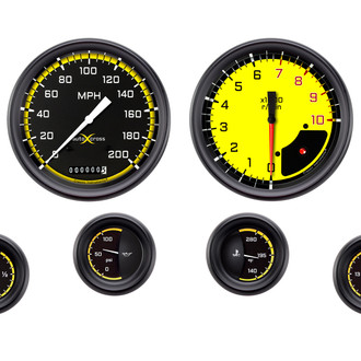 Classic Instruments® - AutoCross Series 4-5/8" Custom 6-Gauge Set
