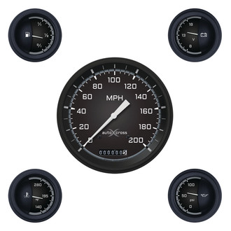 Classic Instruments® - AutoCross Series Custom 5-Gauge Set