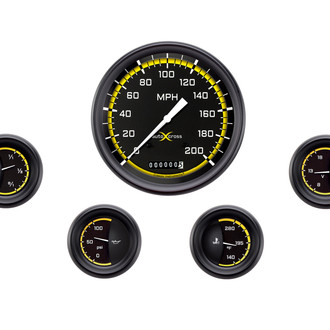 Classic Instruments® - AutoCross Series 4-5/8" Custom 5-Gauge Set