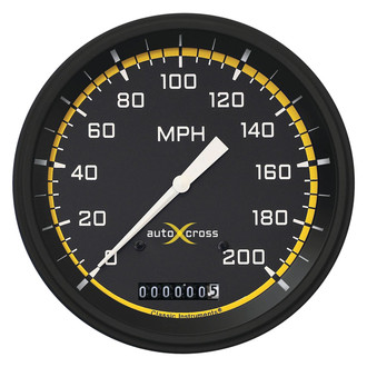 Classic Instruments® - AutoCross Series 4-5/8" Speedometer, 200 MPH
