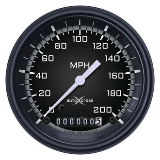 Classic Instruments® - AutoCross Series 3-3/8" Speedometer, 200 MPH