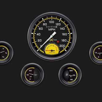 Classic Instruments® - AutoCross Series 4-5/8" Custom 5-Gauge Set