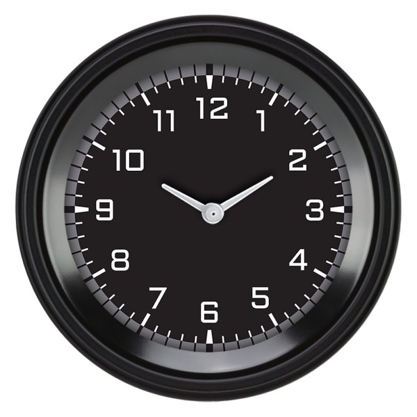 Classic Instruments® - AutoCross Gray Series 3-3/8" Clock