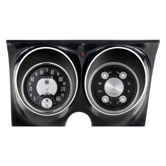 Classic Instruments® - All American Tradition Series 4-5/8" Direct Fit 2-Gauge Set, 140 MPH, 8,000 RPM