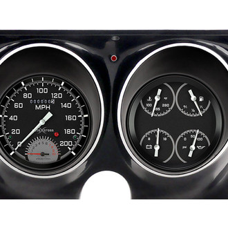 Classic Instruments® - AutoCross Gray Series Custom Gauge Set