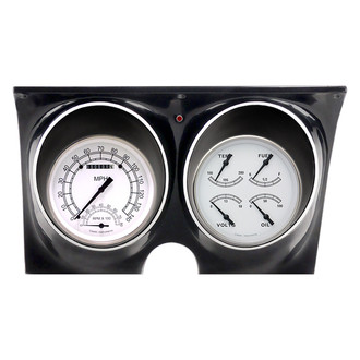 Classic Instruments® - Classic Series 4-5/8" Direct Fit 2-Gauge Set, 140 MPH, 8,000 RPM