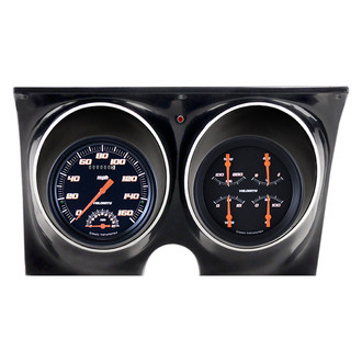 Classic Instruments® - Velocity Series 4-5/8" Speedtachular and Quad Direct Fit Gauge Set, 160 MPH, 10,000 RPM