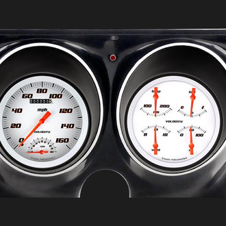 Classic Instruments® - Velocity White Series Custom Gauge Set