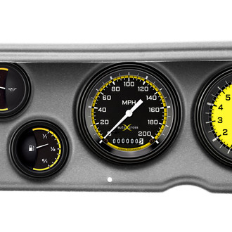 Classic Instruments® - AutoCross Series 3-3/8" Direct Fit 6-Gauge Set