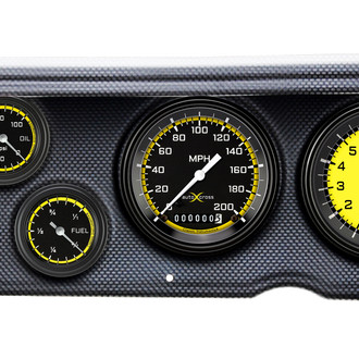 Classic Instruments® - AutoCross Series 3-3/8" Direct Fit 6-Gauge Set