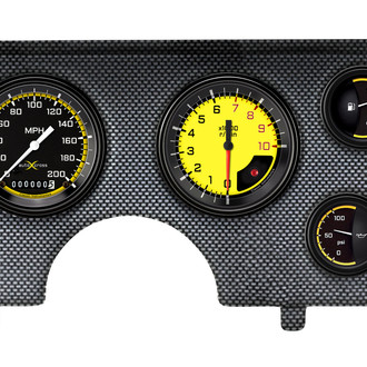 Classic Instruments® - AutoCross Series 3-3/8" Direct Fit 6-Gauge Set