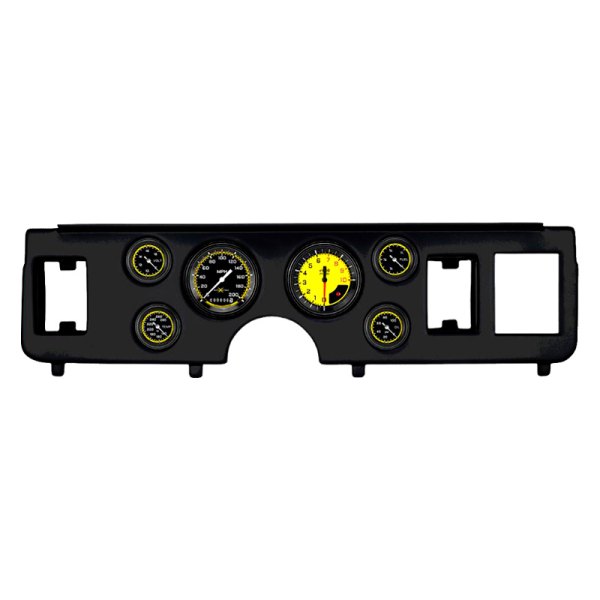 Classic Instruments® - AutoCross Yellow Series Gauge Face Panel