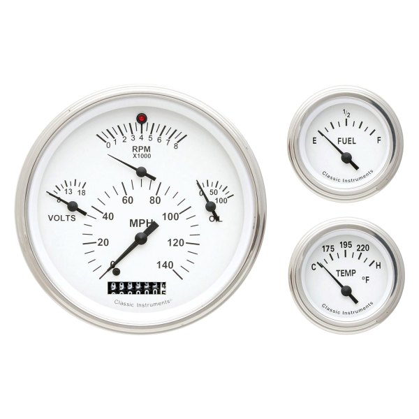 Classic Instruments® CH01WSLF AllinOne Series Direct Fit Gauge Kit