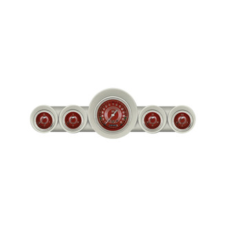 Classic Instruments® - V8 Red Steelie Series 5" Custom Gauge Set
