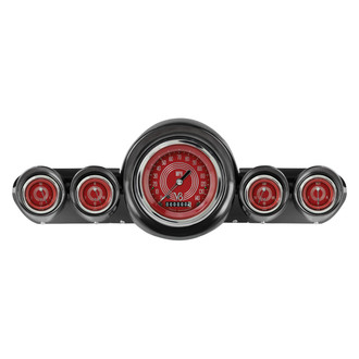 Classic Instruments® - V8 Steelie Series 4-5/8" Direct Fit 5-Gauge Set