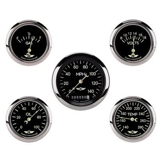 Classic Instruments® - Classic Series 3-3/8" Custom 5-Gauge Set