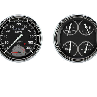 Classic Instruments® - AutoCross Gray Series Custom Gauge Set