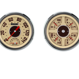 Classic Instruments® - Classic Tan Series Custom Gauge Set