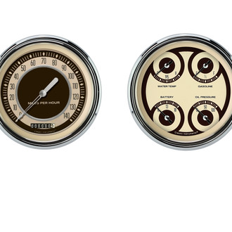 Classic Instruments® - Nostalgia VT Series Custom Gauge Set