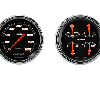 Classic Instruments® - Velocity Black Series Custom Gauge Set
