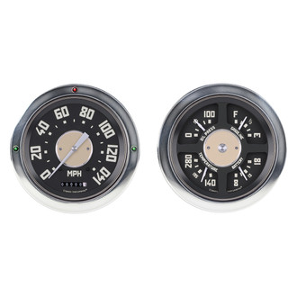 Classic Instruments® - OE Style 4-5/8" Speedometer and Quad Direct Fit Gauge Set, 140 MPH, 240-33