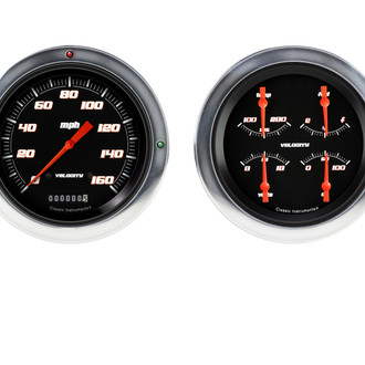 Classic Instruments® - Velocity Black Series Custom Gauge Set