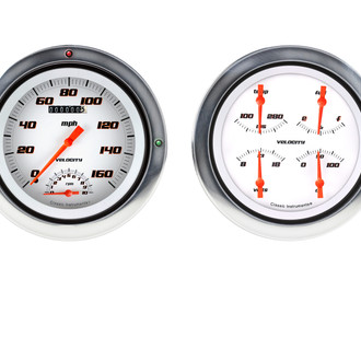 Classic Instruments® - Velocity White Series Custom Gauge Set
