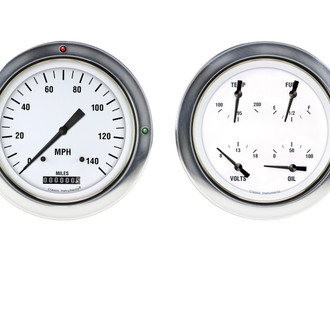 Classic Instruments® - White Hot Series Custom Gauge Set