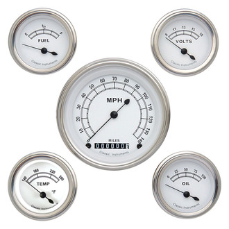 Classic Instruments® - Classic White Series Gauges