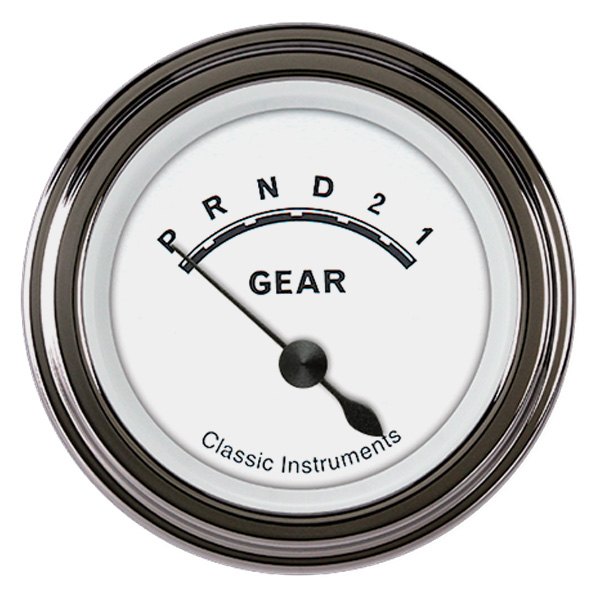 Classic Instruments® - Classic White Series 2-1/8" Gear Position Indicator