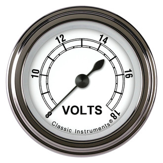 Classic Instruments® - Classic Series 2-1/8" Voltmeter, 8-18 V