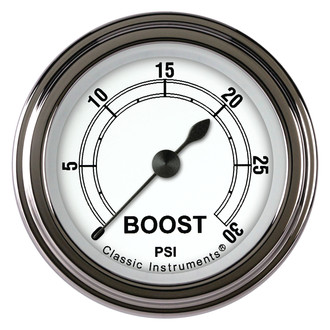 Classic Instruments® - Classic Series 2-1/8" Boost Gauge, 30 psi