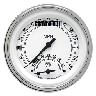 Classic Instruments® - Classic Series Speedtachular, 140 MPH, 8,000 RPM
