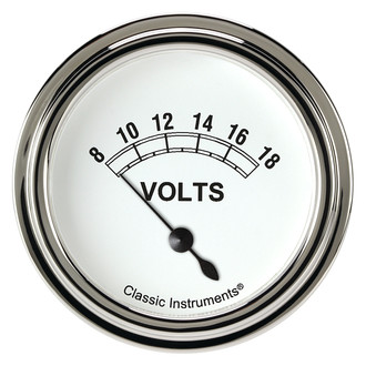 Classic Instruments® - Classic Series Voltmeter, 8-18 V