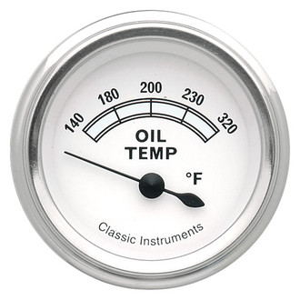 Classic Instruments® - Classic Series 2-1/8" Oil Temperature Gauge
