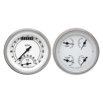 Classic Instruments® - Classic Series Custom 2-Gauge Set, 140 MPH