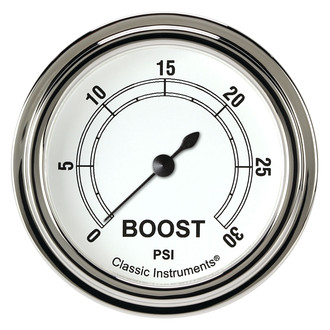 Classic Instruments® - Classic Series 2-5/8" Boost Gauge, 30 psi