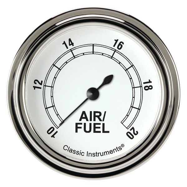 Classic Instruments® - Classic White Series 2-5/8" Air/Fuel Ratio Gauge