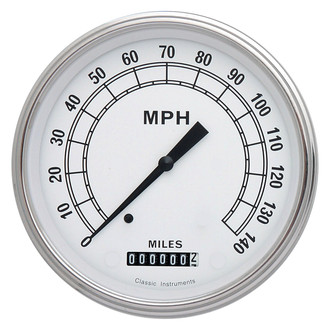 Classic Instruments® - Classic Series 4-5/8" Speedometer, 140 MPH