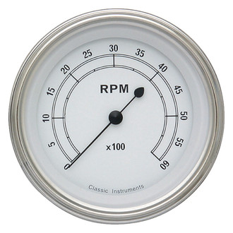 Classic Instruments® - Classic Series 3-3/8" Tachometer, 6,000 RPM